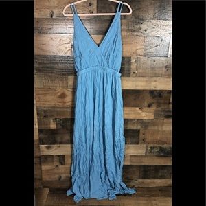 Lulus maxi blue dress